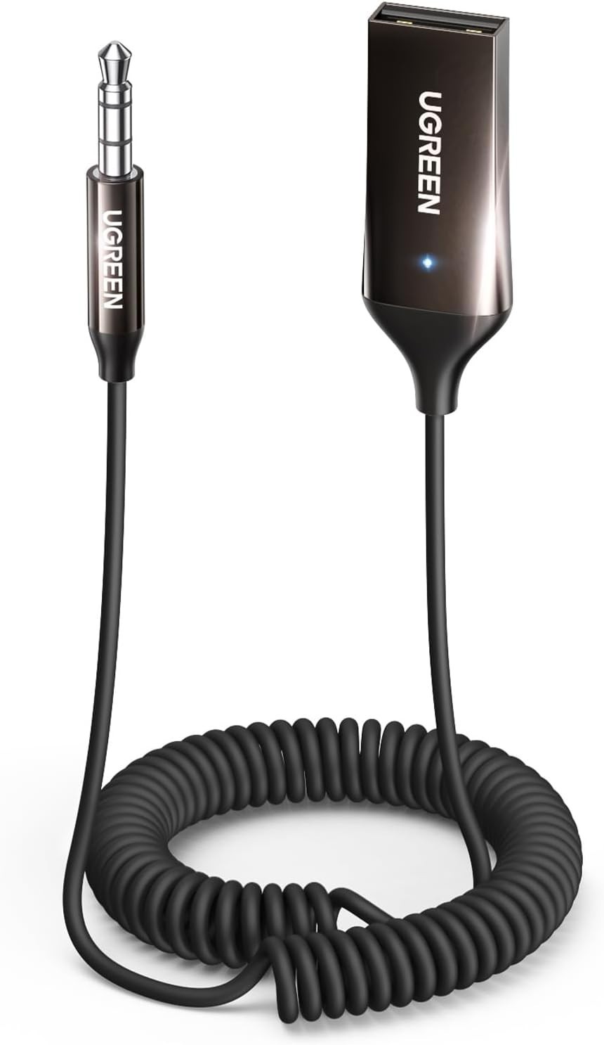 Durable Bluetooth 6.0 Receiver for Effortless Hands-Free Communication in Cars