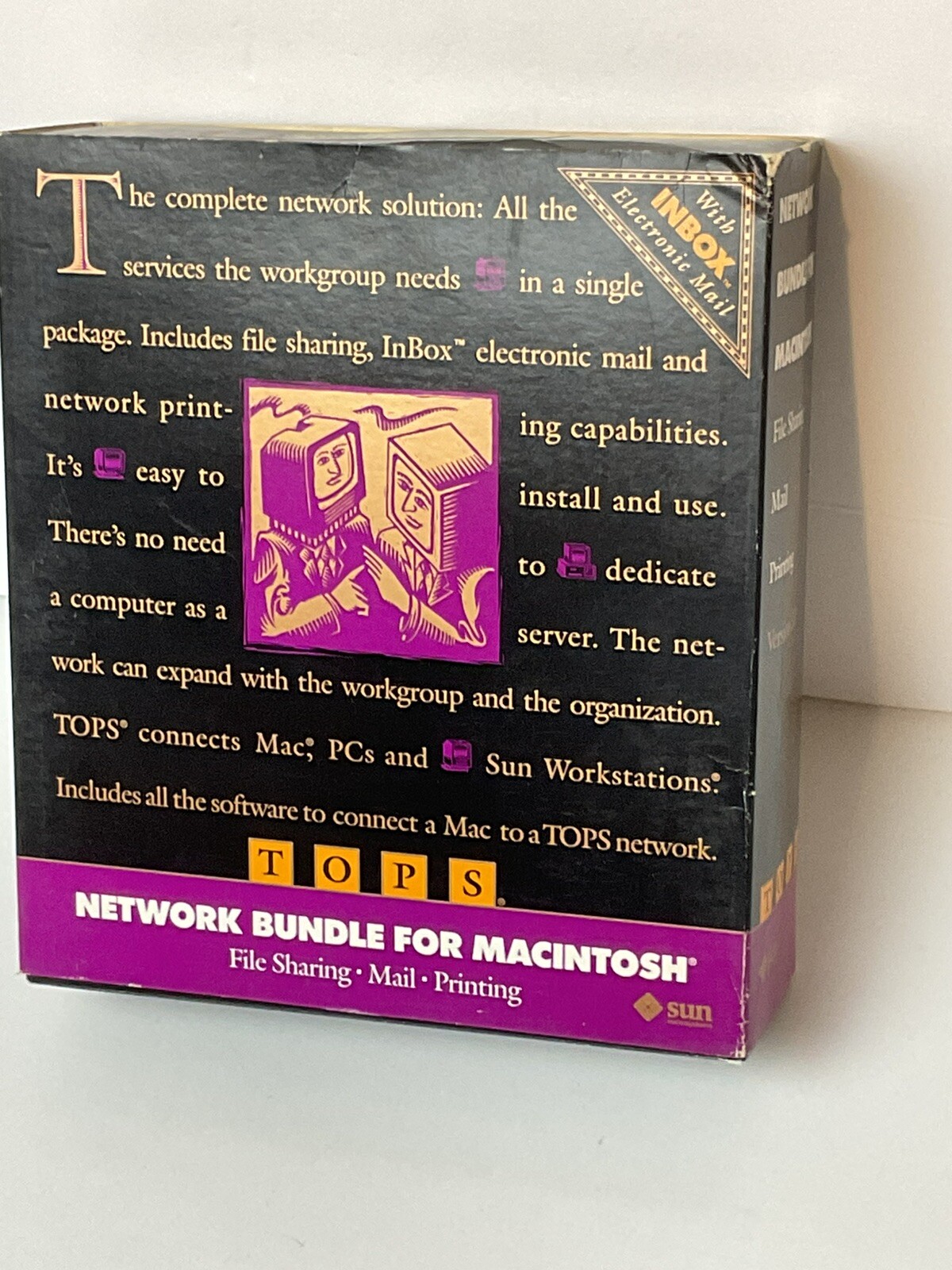 Vintage Macintosh Software MACINTOSH TOPS Networking Sealed NOS