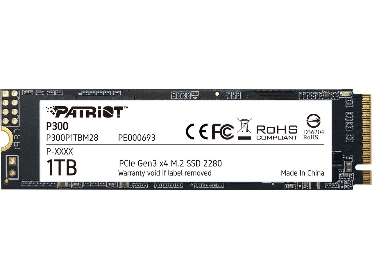 Patriot P300 M.2 PCIe Gen Low Power Consumption SSD