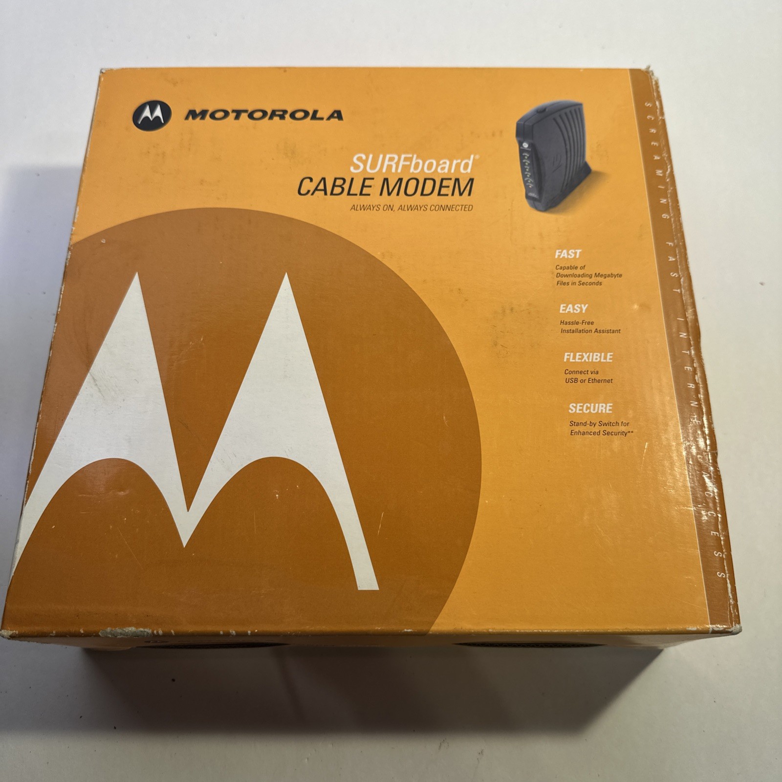❤️ Motorola SURFboard Cable Modem SB5100 CIB Complete