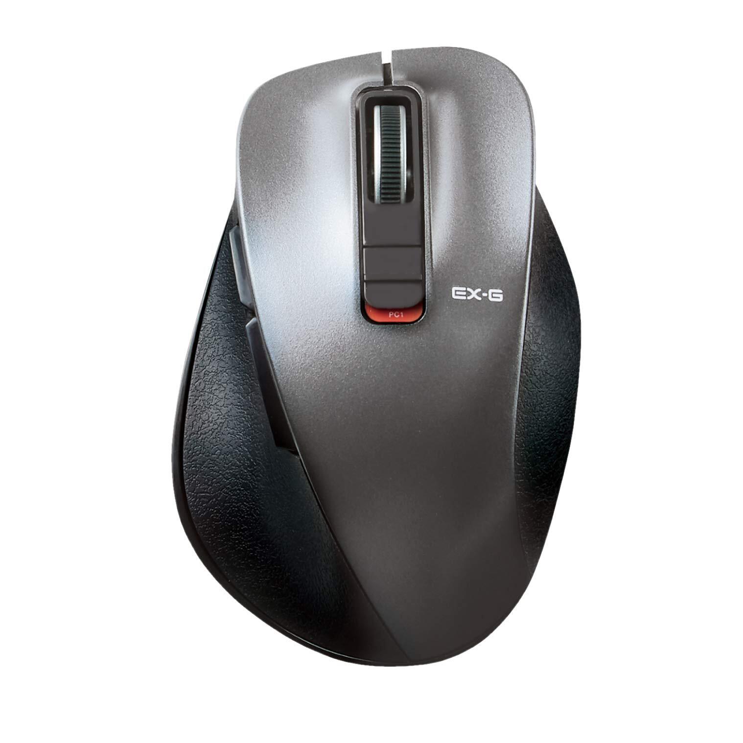 ELECOM Mouse Wireless Mouse Bluetooth EX-G Slippery Design 5 Button Multi-Pairin