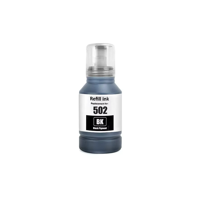 502 EcoTan Ink Black Ultra High Bottle 127 ml Compatible WITH EP SON (Sealed)
