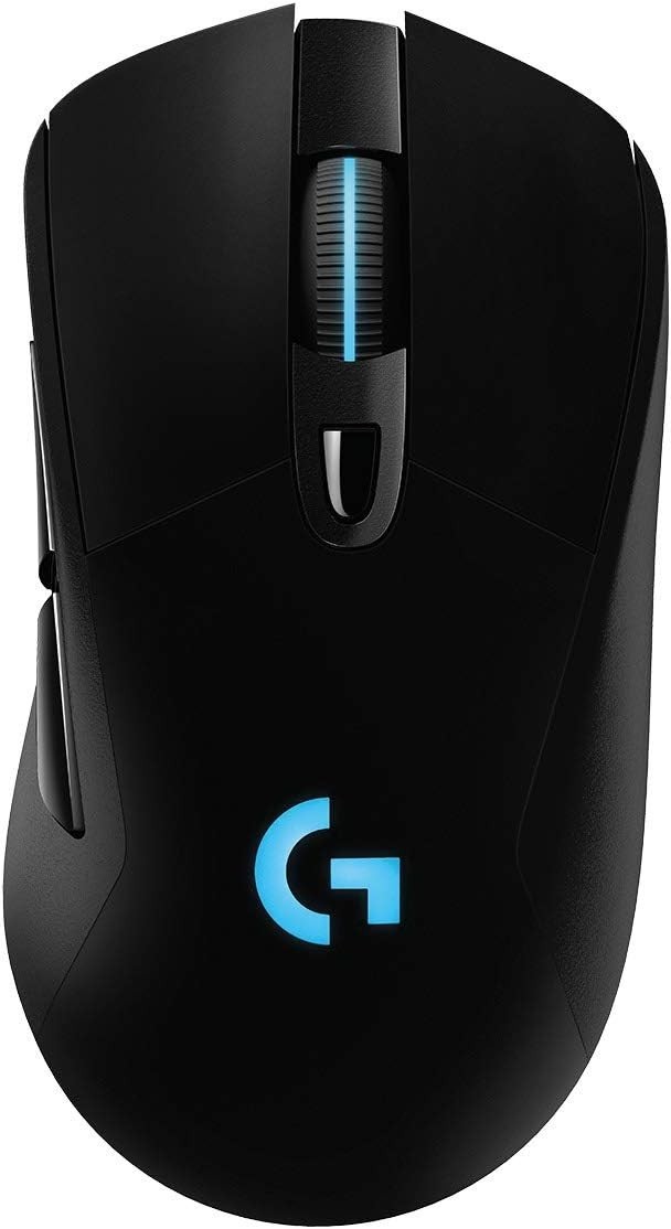 Logitech G703 Lightspeed Wireless Gaming Mouse, Hero 25K Sensor, LIGHTSYNC RGB