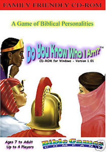 Do You Know Who I Am? Windows Software CD-ROM Bible Trivia NEW - 
