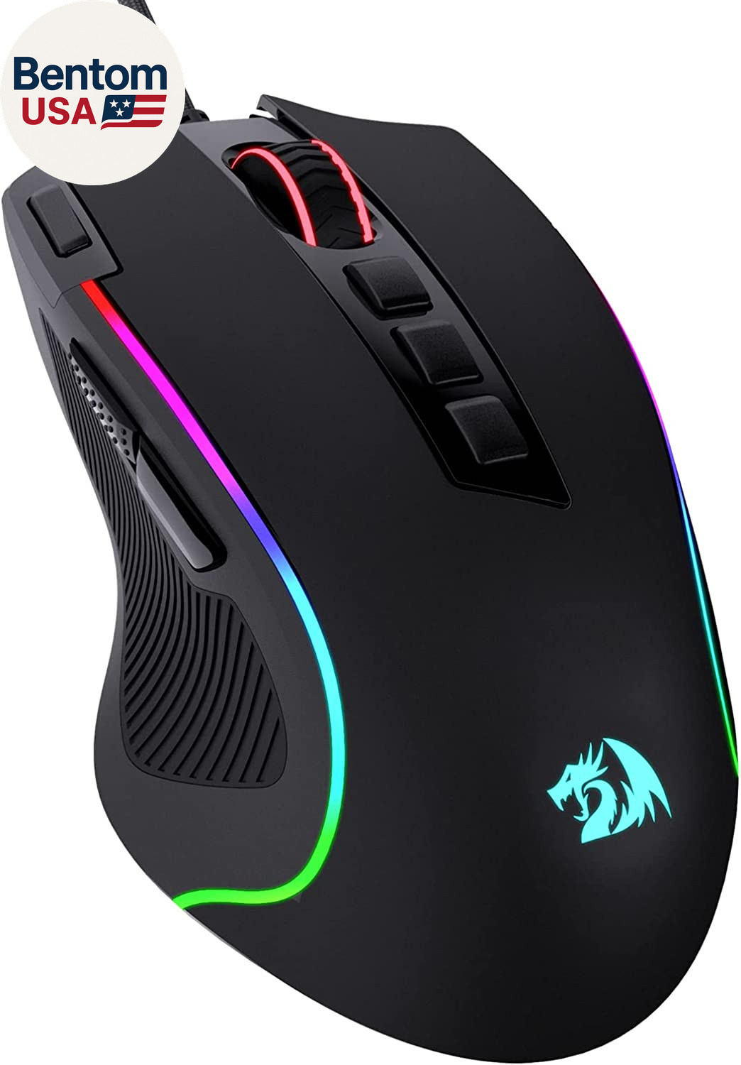 M612 Predator RGB Gaming Mouse, 8000 DPI Wired Optical Mouse with 11 Programmabl