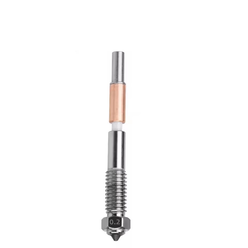 For QIDI Q2 Q2c Bimetallic Hotend Nozzle Ceramic Insulation Integrated 3D Print