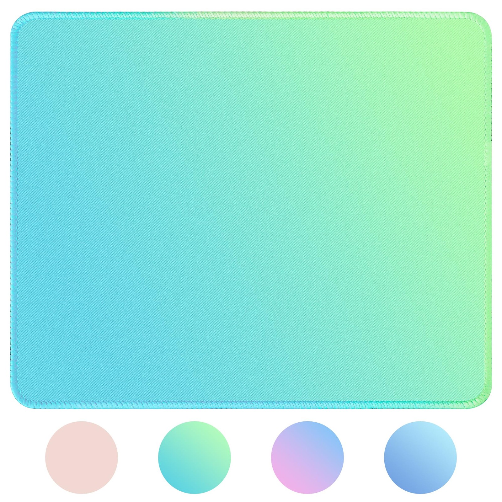 Bloss Small Mouse Pad, Non-Slip Desk Pad Mat, 11.8L x 9.8W inches, Mint Green 