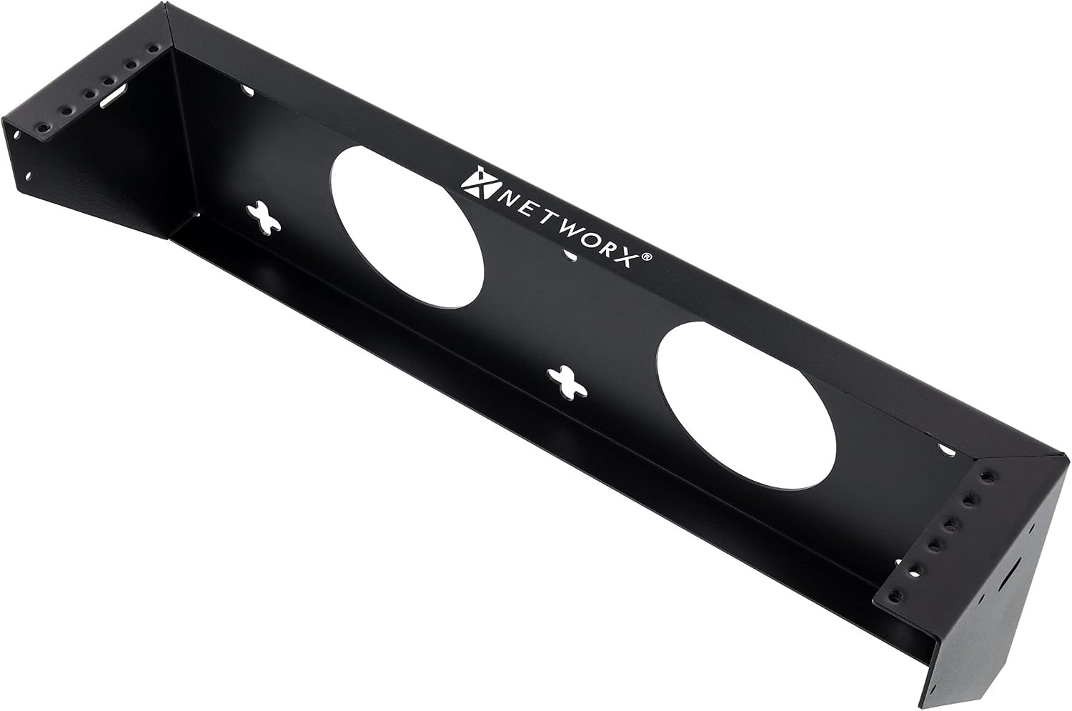 Networx 2U Vertical 19 Inch Wall Mount Server Bracket for Network