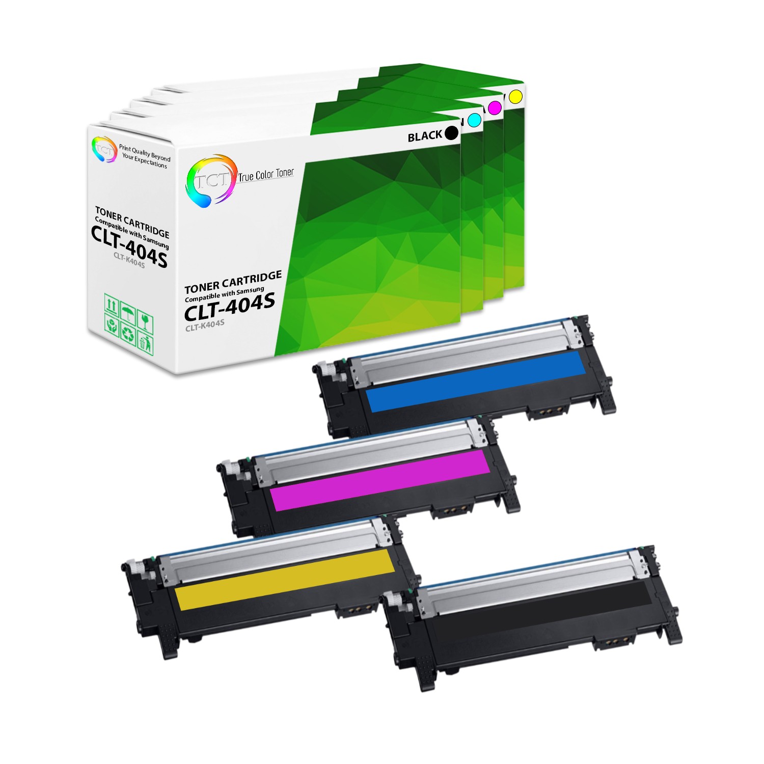 4Pk TCT CLT-404S K404S C404S M404S Y404S For Samsung C430W C480FW Compatible