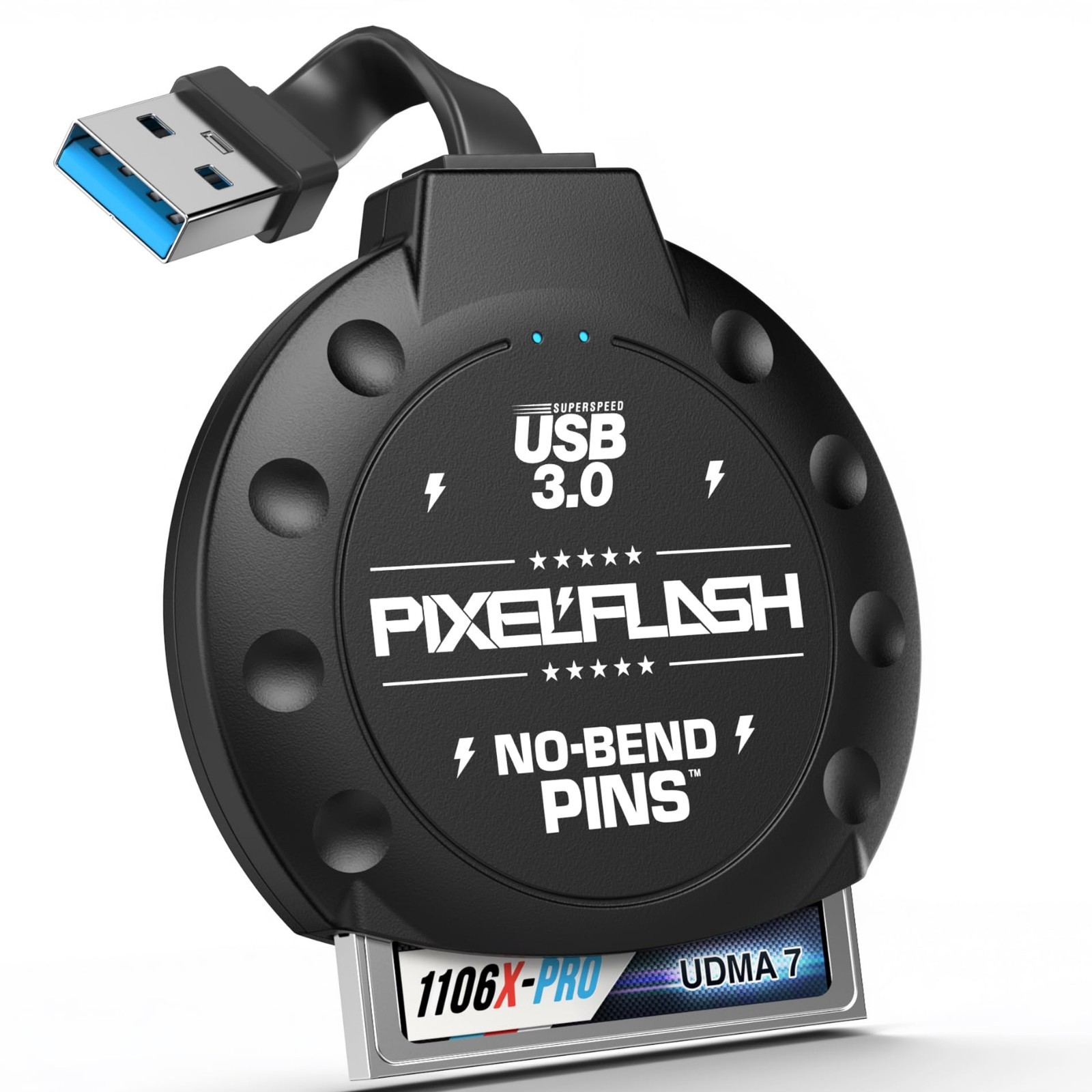 Compact Flash Card Reader USB 3.0 Adapter, 5GB/s Transfer, UDMA-7, Anti-Slip