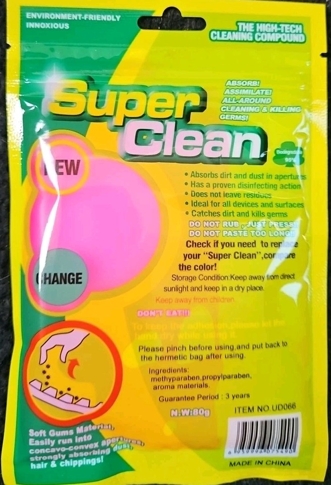 Super Clean The High - Tech Cleaning Compound Pink Color - New
