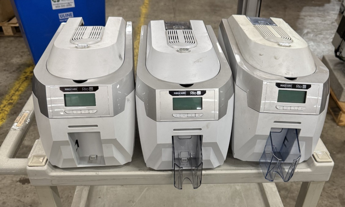 3X Magicard 3652-0001 Rio Pro Std  Printer Color ID Card Maker, FOR PARTS