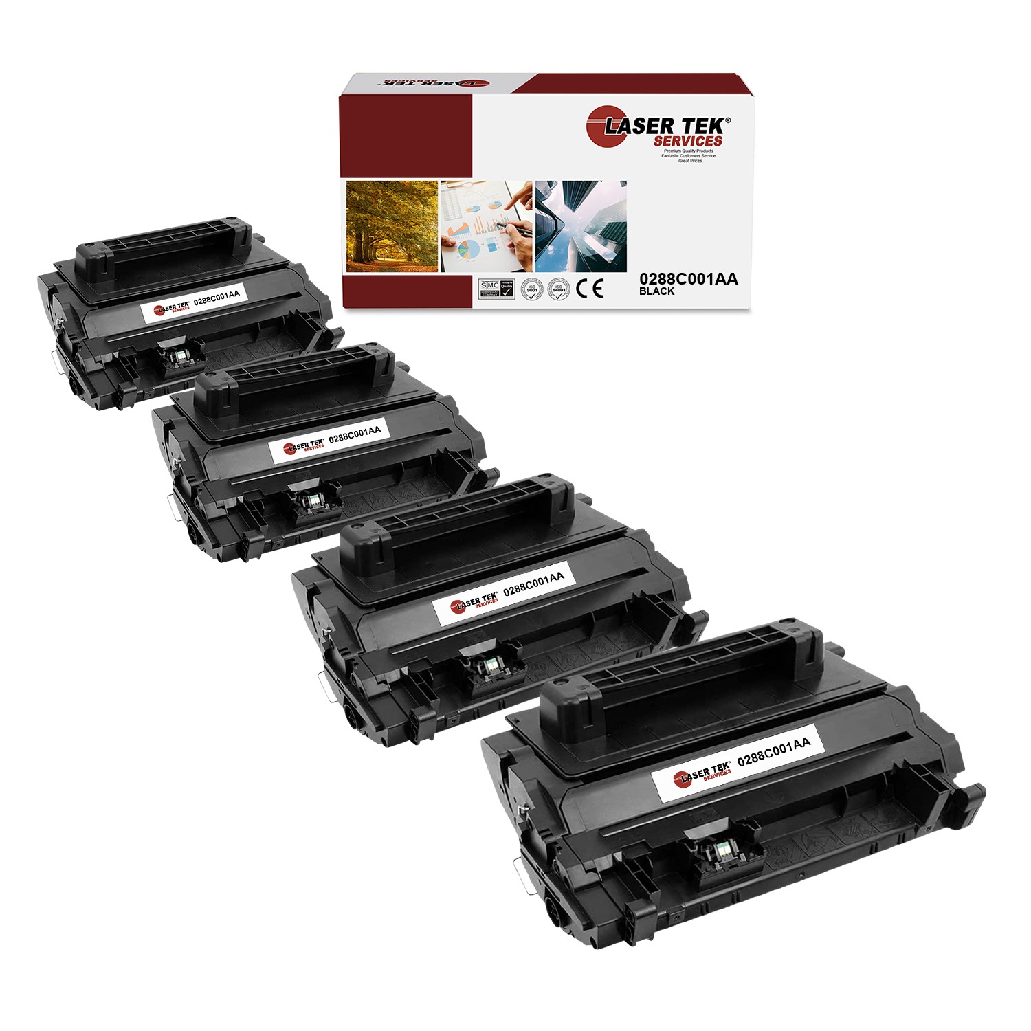4Pk LTS 039H Black HY Compatible for Canon ImageClass LBP351dn LBP352dn Toner