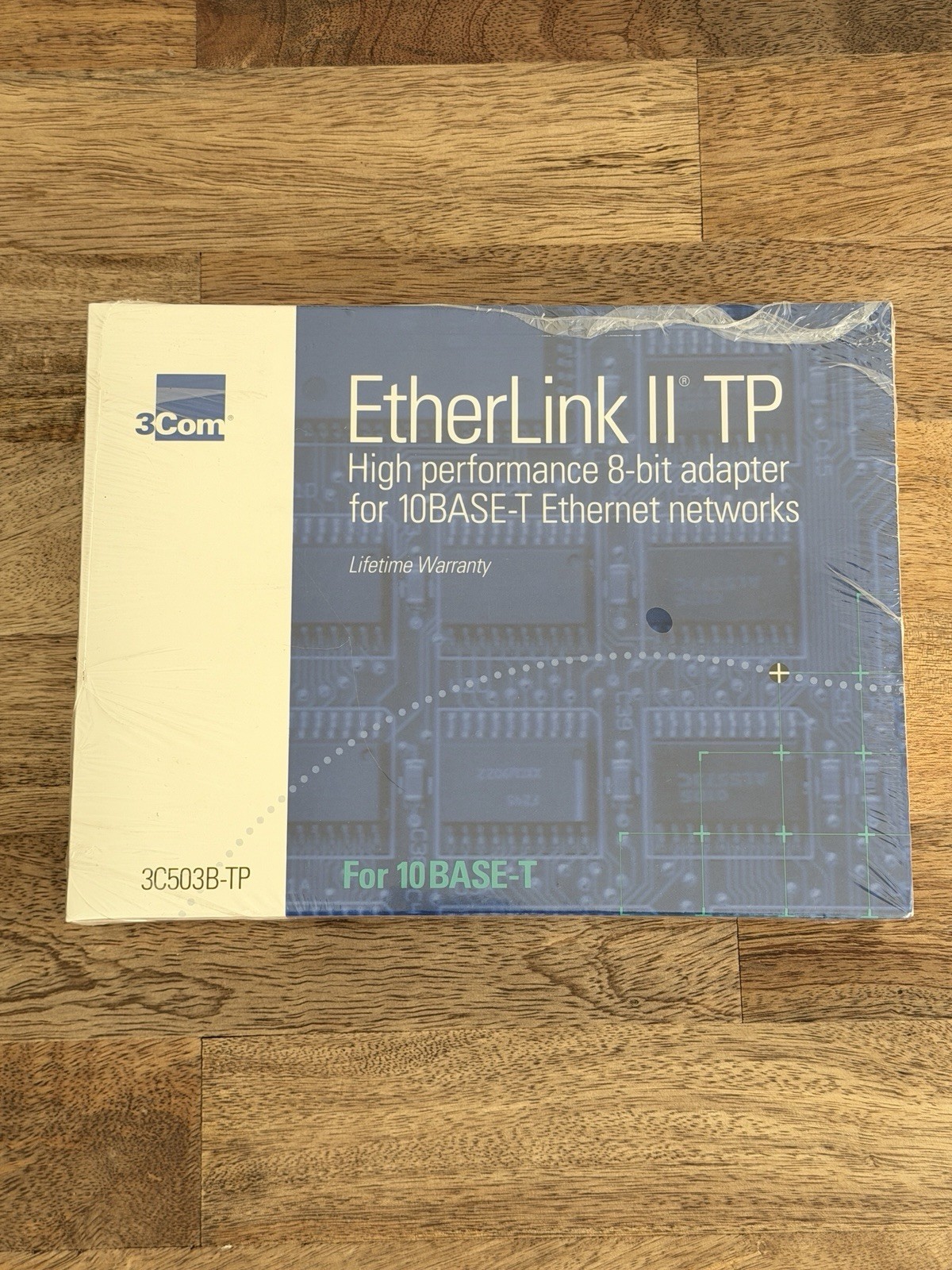 3COM ETHERLINK II TP ADAPTER 3C503B-TP 8-bit ETHERDISK DISKETTE 10base-t New Box