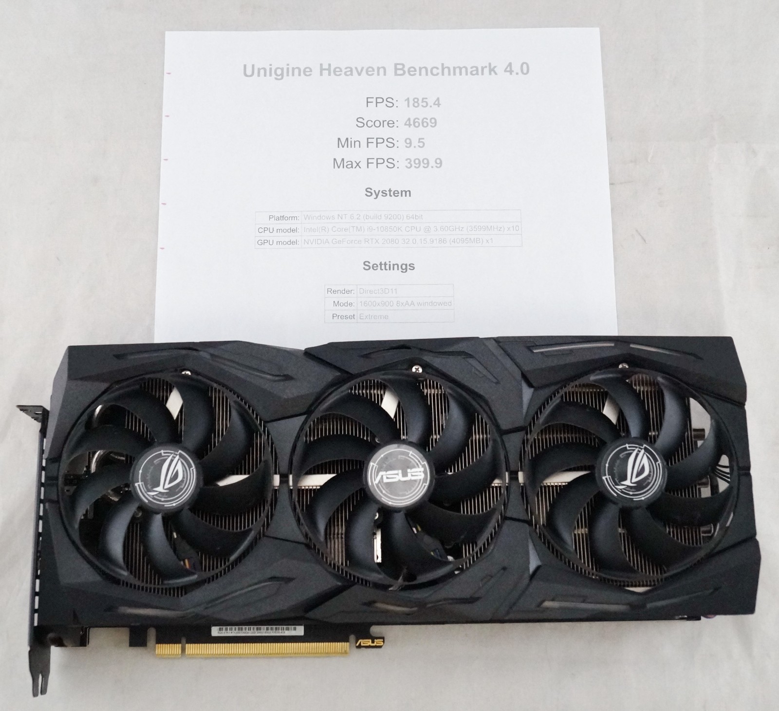 ASUS-ROG-Strix-RTX2080-08G-Gaming, 2.7-3 Slot Graphics Card , 
