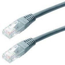 4XEM 4XC6PATCH10GR Cat6 Grey Molded RJ45 UTP - 10 ft. Ethernet Cable