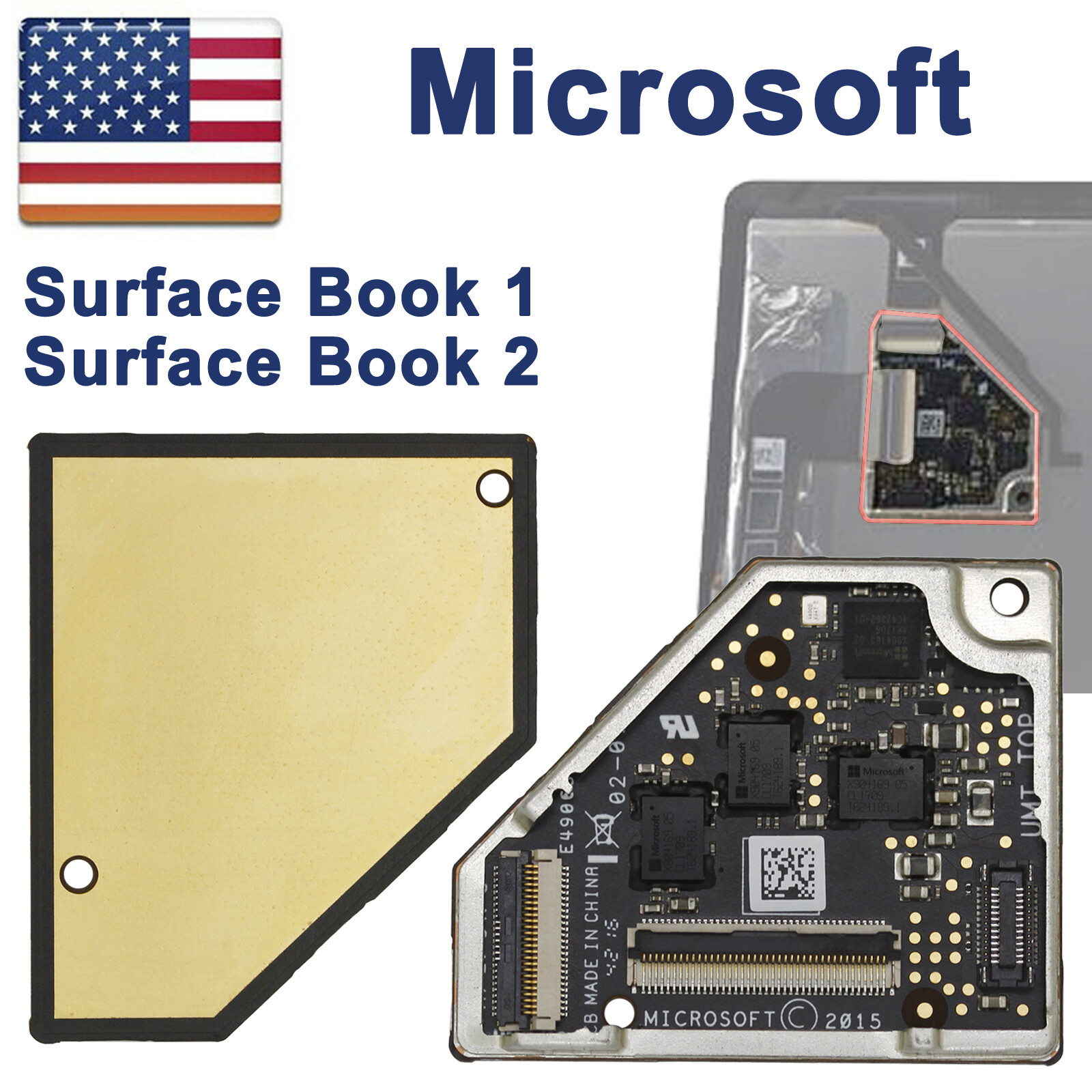 OEM Touch Sense Small Board For Microsoft Surface Book 1 1706 / Book 2 1806 1832