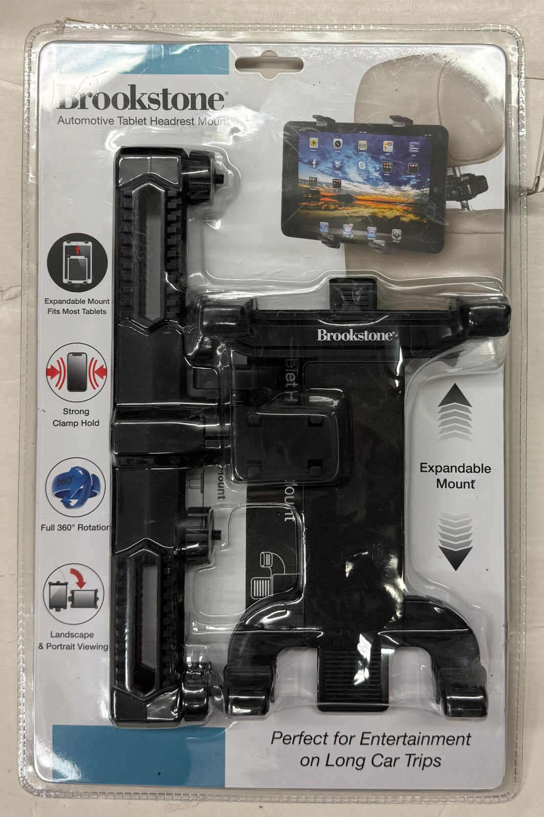 Brookstone "Automotive Tablet Headrest Mount" (BK1282)