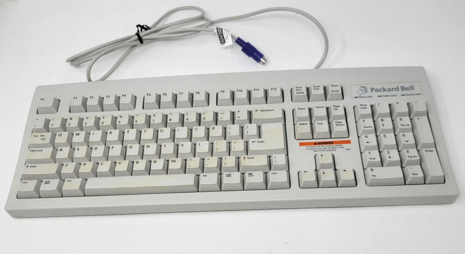 Vintage Packard Bell 5140M Computer Keyboard Tested Working