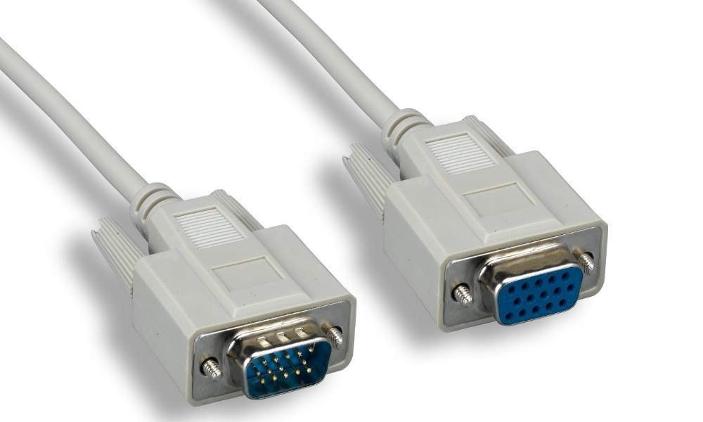 10FT Extension Monitor Cable VGA HD15 Male to Female