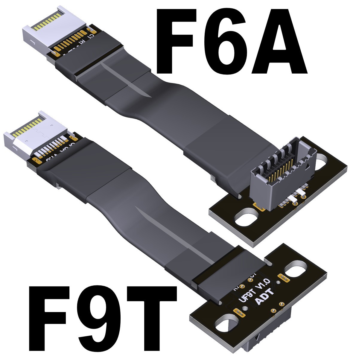 ADT-Link USB3.2 Extension Cable Type-E Male to Female Interface Motherboard New