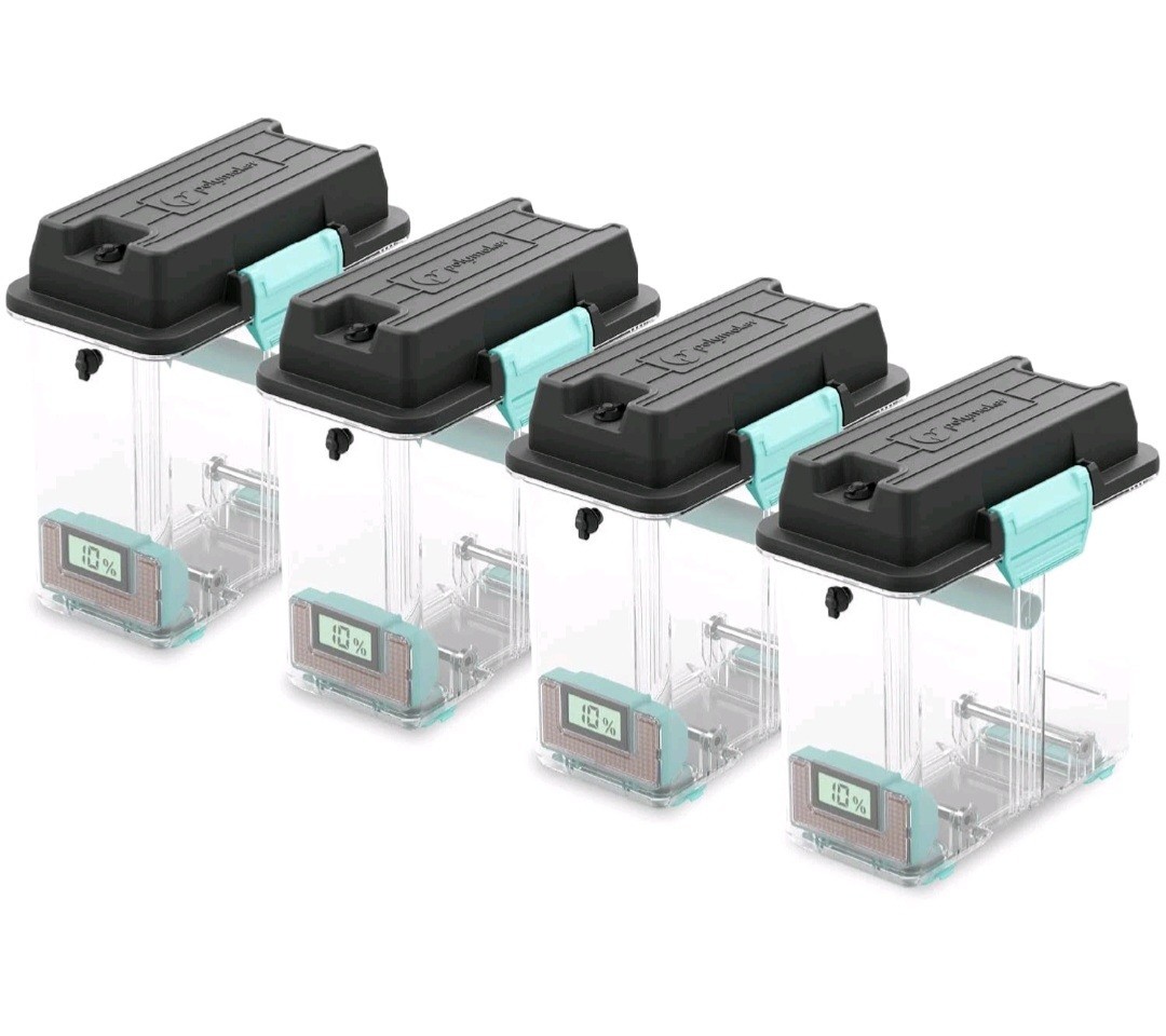Polymaker PolyDryer 4-Pack Filament Storage Box Only (No Dock), Airtight 