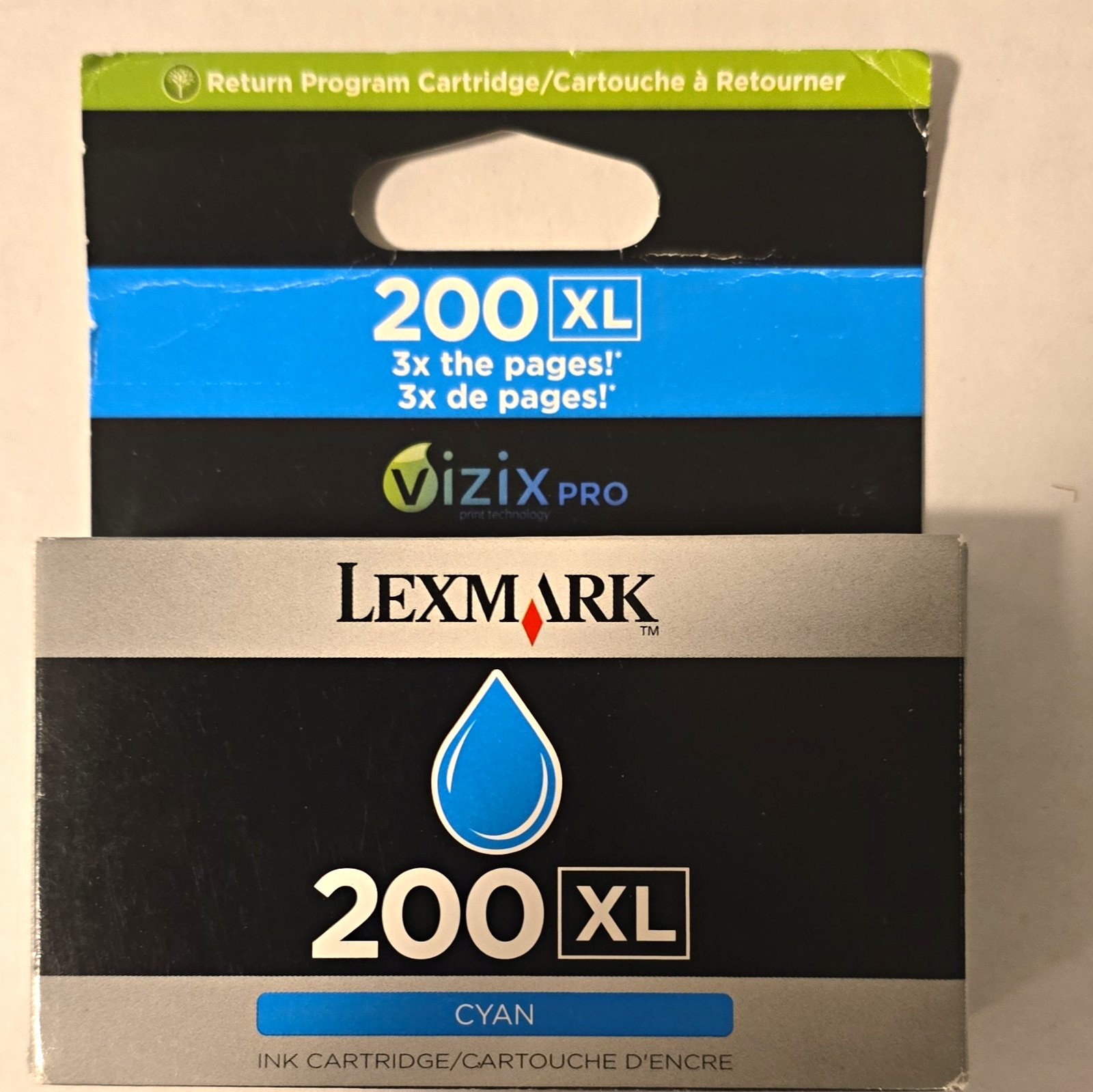 Lexmark 200XL Genuine Original Inkjet Ink Cartridge Cyan 14L0175 Pro4000