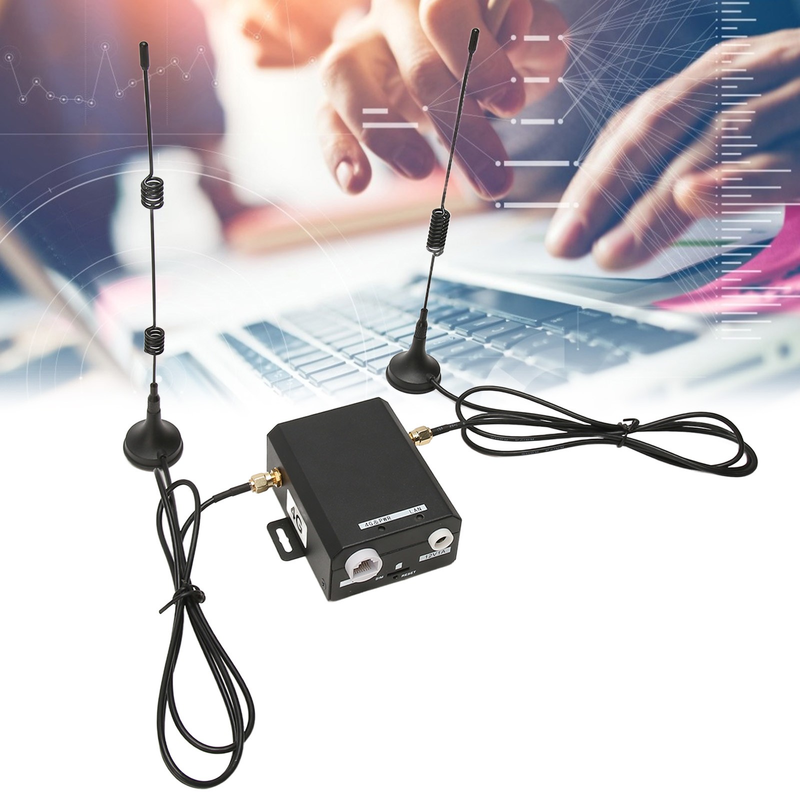 Industrial 4G LTE Router 150Mbps Nano SIM Card Slot Support 16 Users Mobile IPXW
