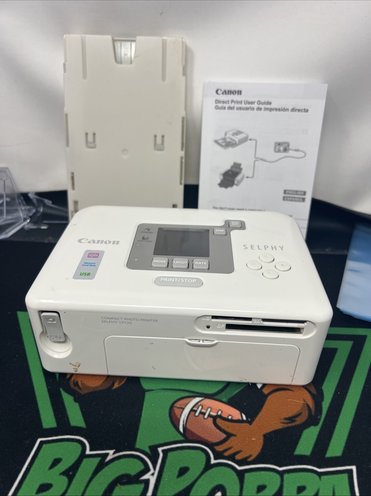 Canon Selphy CA-CP200 Compact 4X6 Postcard Photo Printer  As Is As Pictured