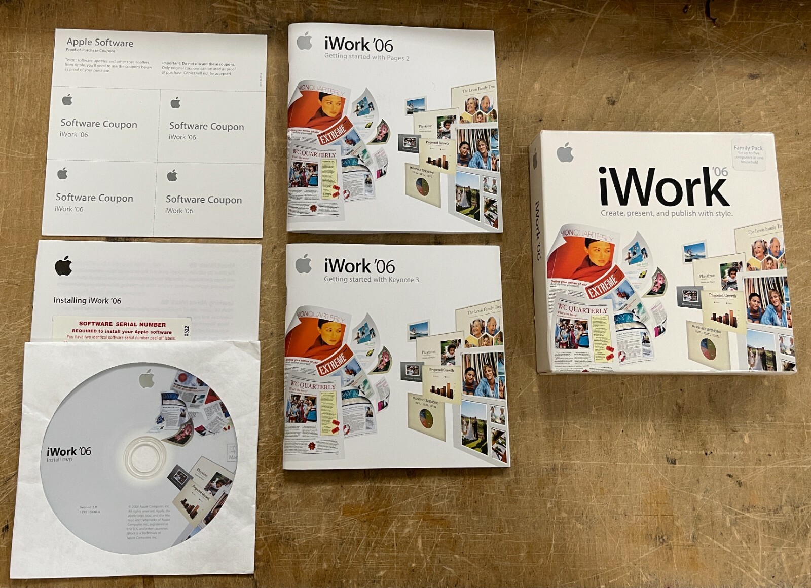 Apple iWork '06 (5 Computer/s) for Mac MA224Z/A