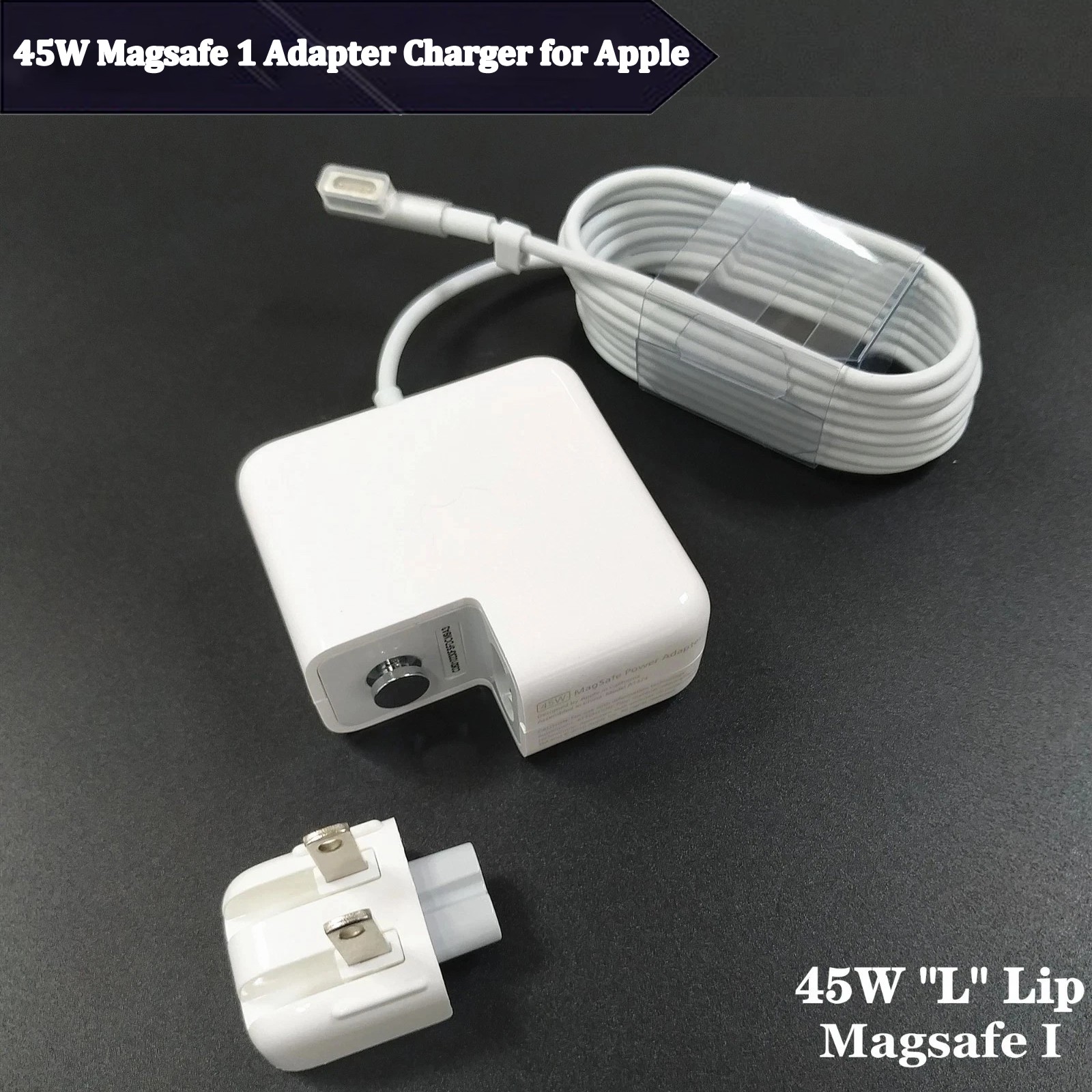 1x Genuine 45W L-Tip Magsafe 1 Adapter Charger For MacBook Air A1370 A1369 A1343