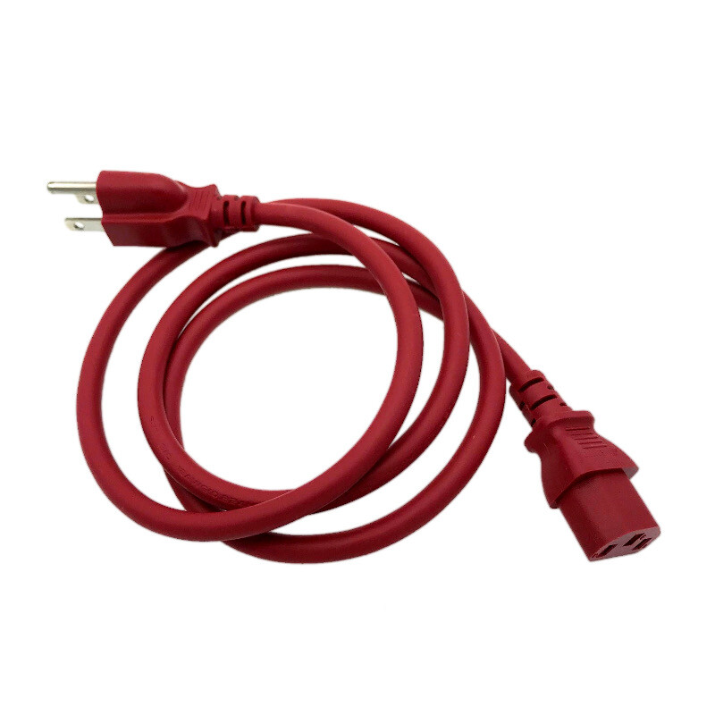 4 Ft Red Power Cable for MICROSO Ft XBOX ONE 1 BRICK CHARGER ADAPTER