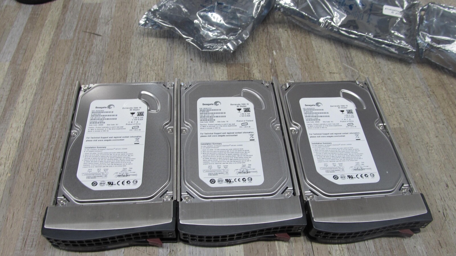 3 PCS ST380815AS Seagate BARRACUDA 7200.10  3.5" SATA HDD Hard Drive