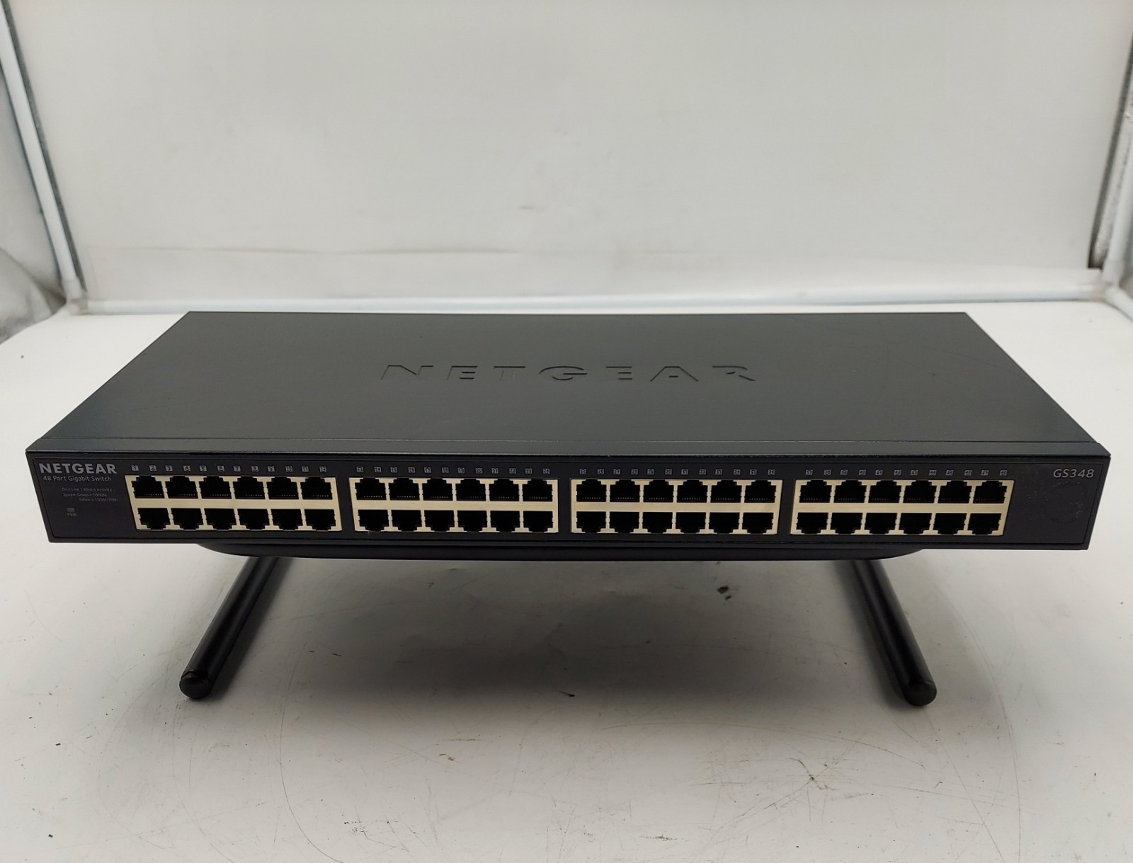 NETGEAR GS348 48 Port Ethernet Switch Gigabit Unmanaged Metal Fanless