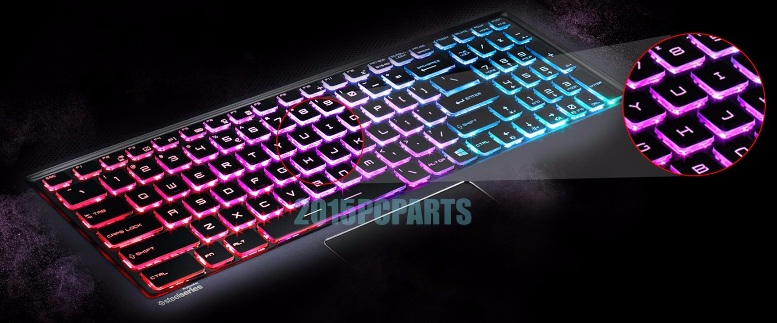 New MSI GS73VR 6RF GS73VR 7RF Stealth Pro Full RGB Backlit Keyboard Crystal US