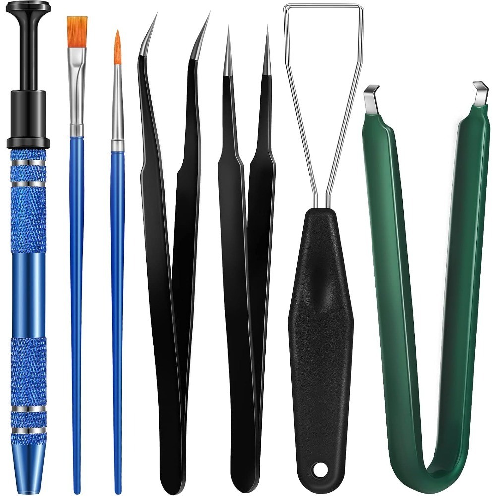 9 Pcs Keyboard Switch Key Puller Kit Compatible with Switches IC Extractor,