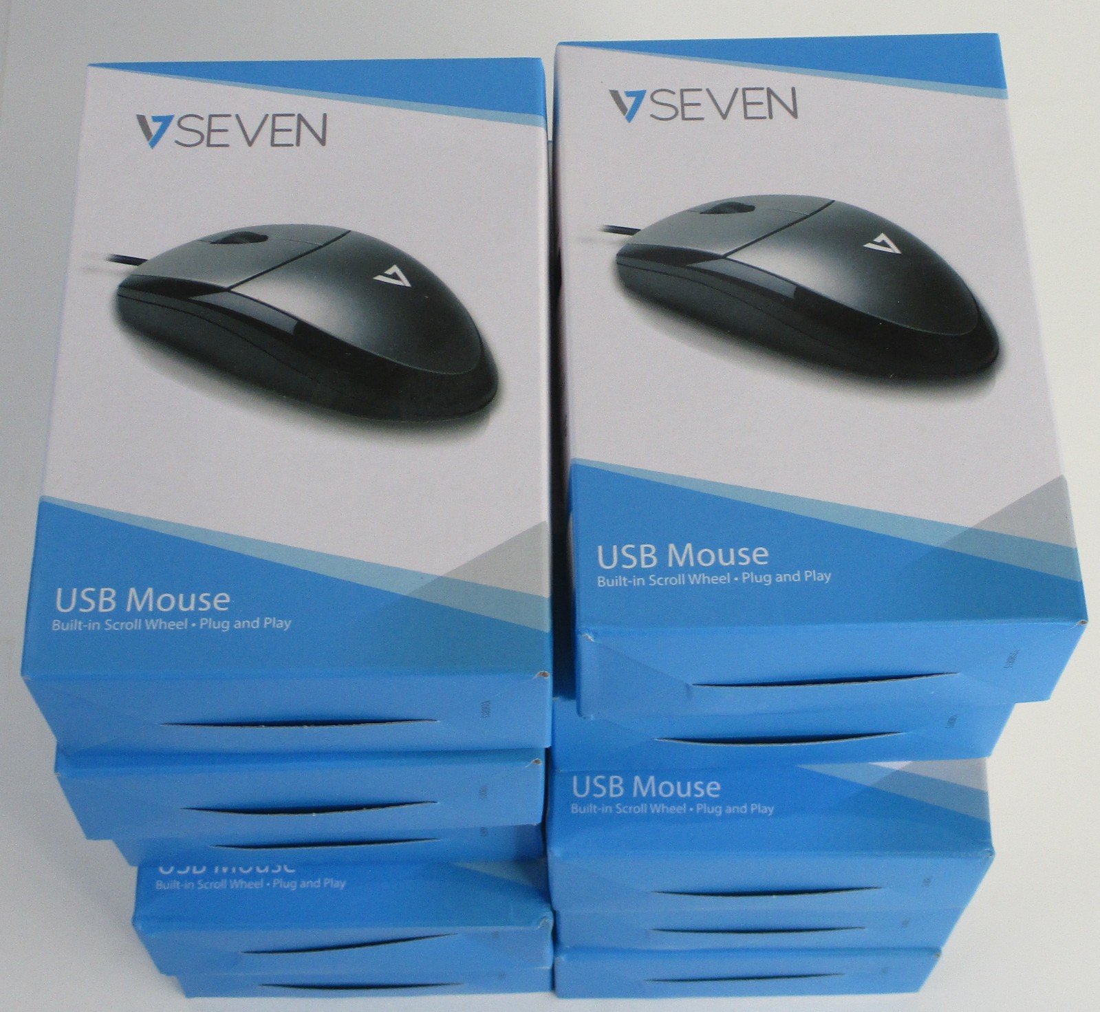 Lot of 10 - Seven USB Mouse Model MV3000010