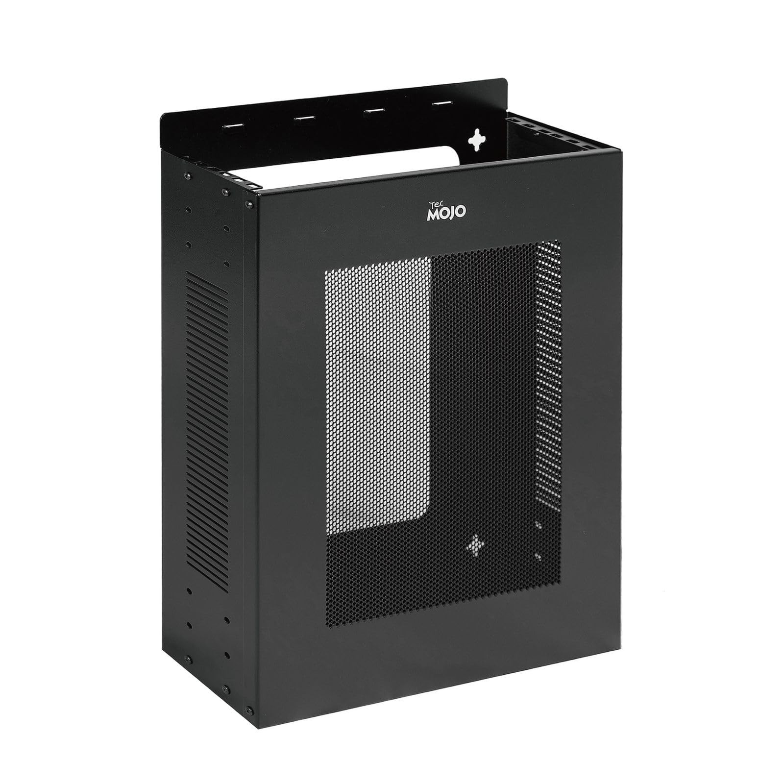 Tecmojo 2U Vertical/Horizontal Wall Mountable Server Rack, with Vented