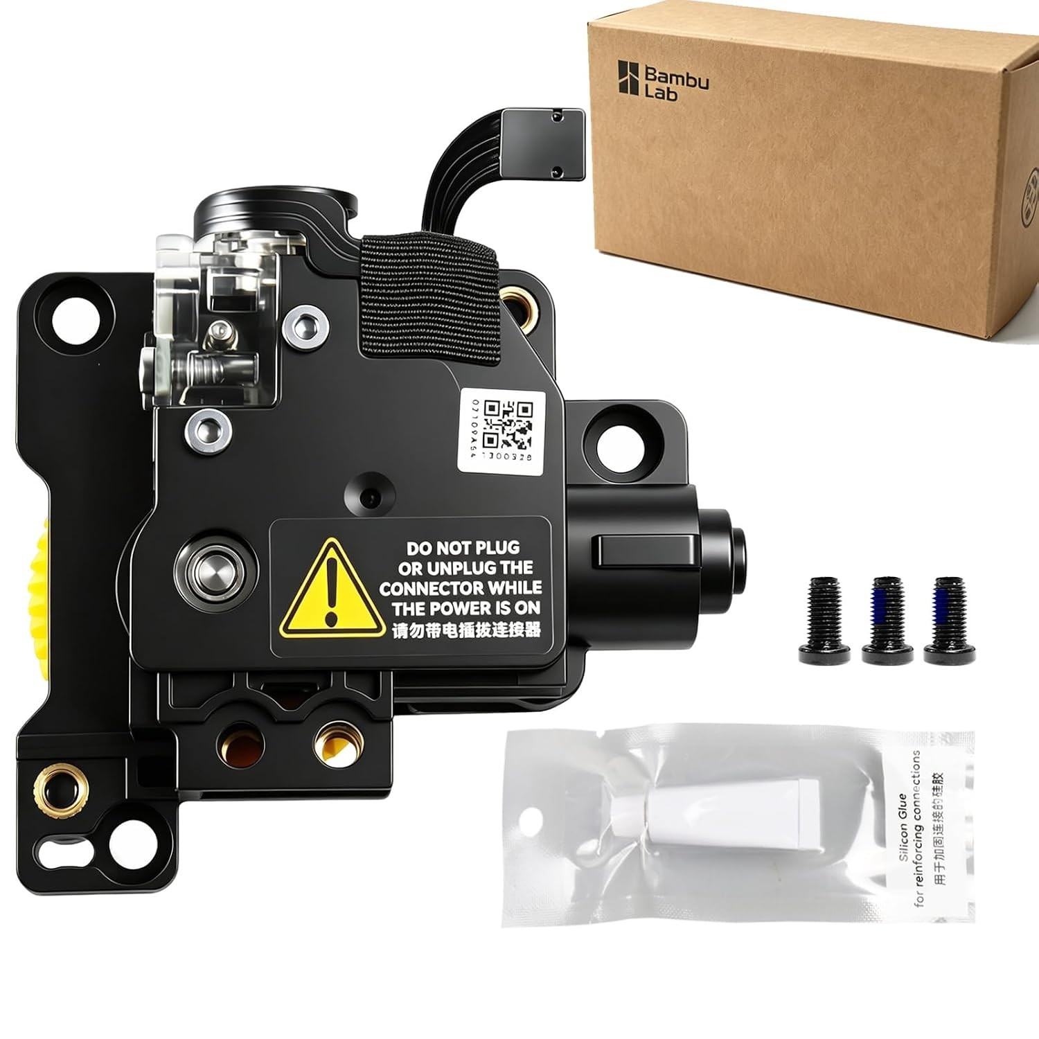 Original Stainless Steel P1 Extruder Unit Bambu Lab P1P/P1S 3D Printer W/ Dual