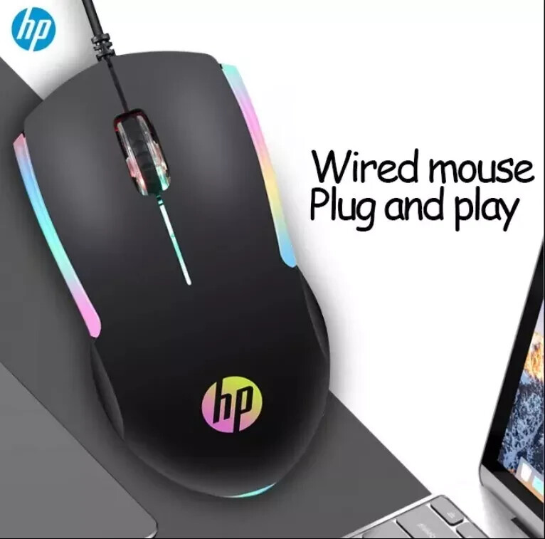 HP M160 RGB wired luminous mouse notebook desktop computer business office mouse