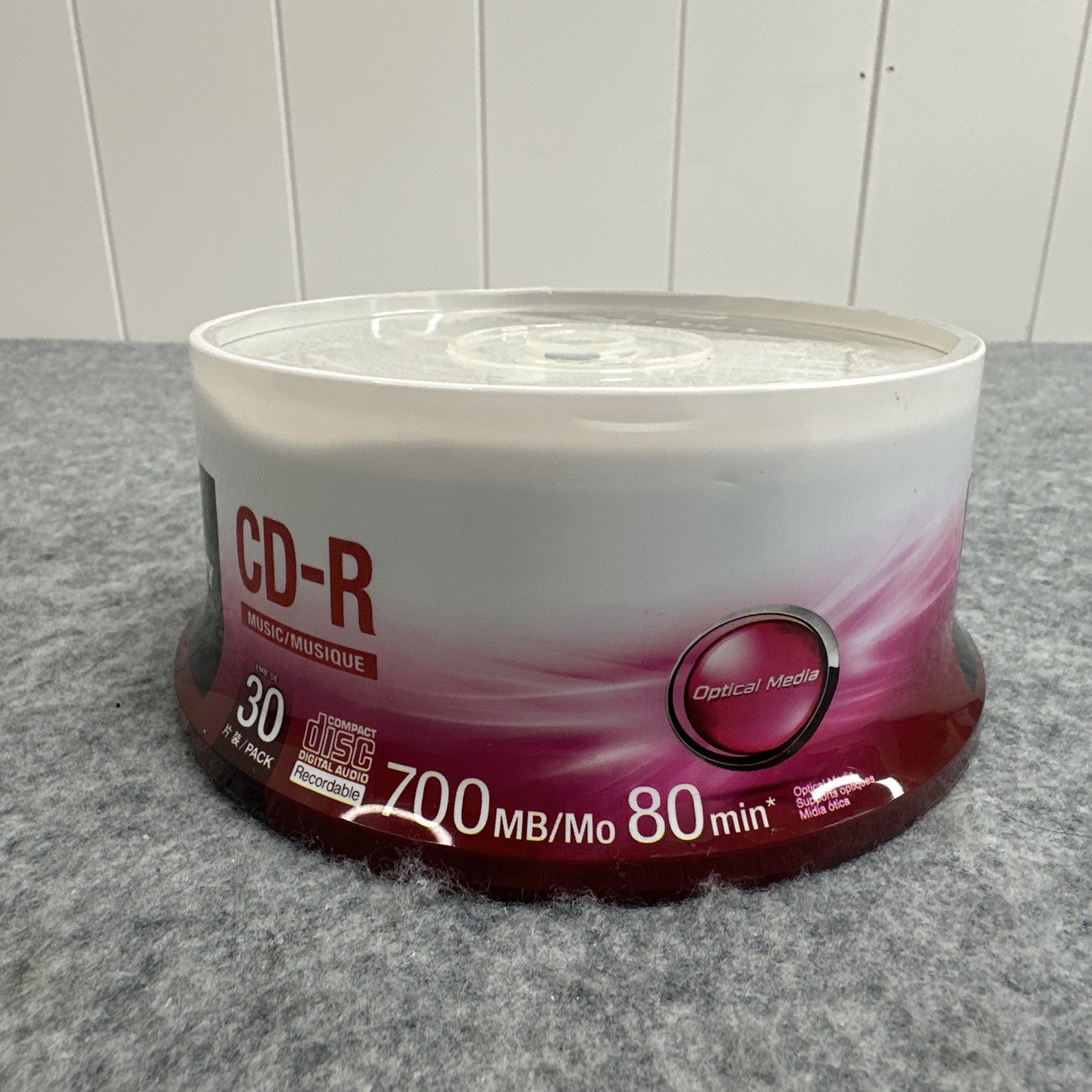 ⚡️NEW Genuine Sony 30-Pack Blank Music CD-R 80min Audio 700Mb Data Media Disc