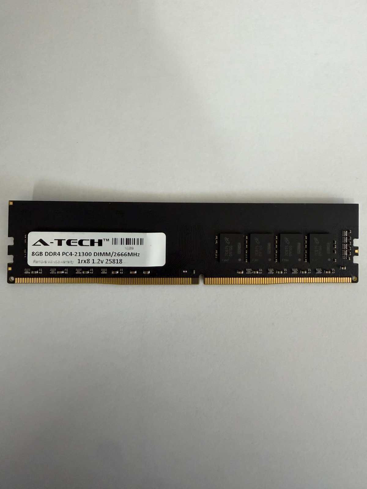A-Tech 8GB PC4-21300 Desktop DDR4 2666 MHz Non ECC 288-Pin DIMM Memory RAM 1x 8G