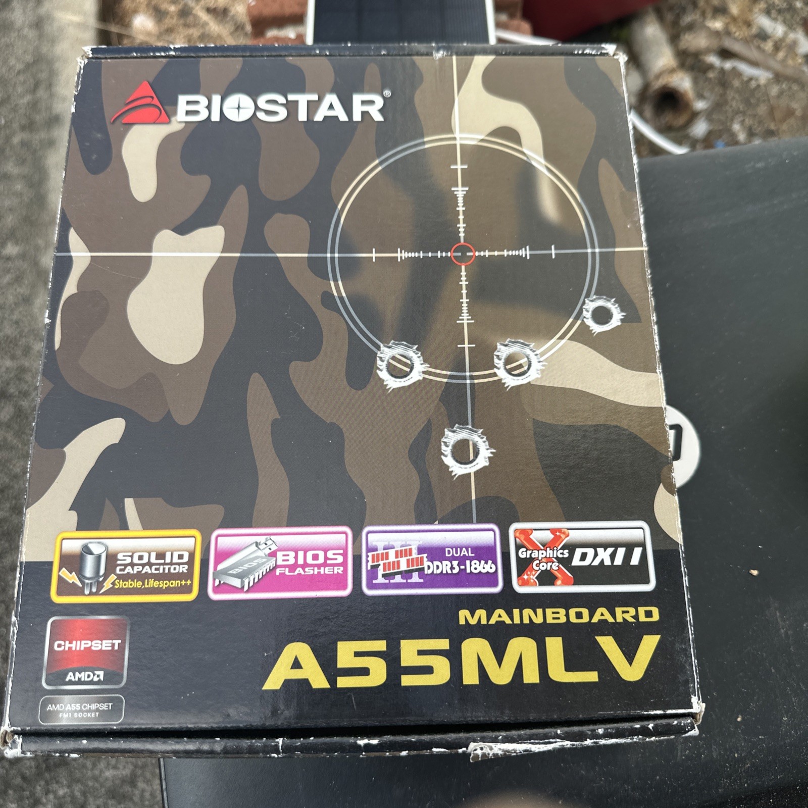 Mainboard BIOSTAR A55MLV SOCKEL FM1 DDR3 PCIe PCI micro ATX