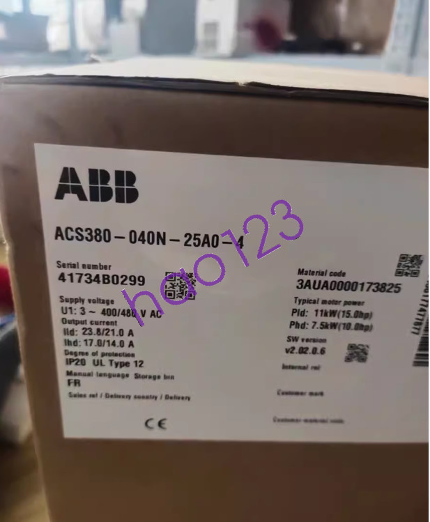 1PC NEW ABB frequency converter ACS380-040N-25A0-4 FedEx DHL/FedEx Fast Delivery