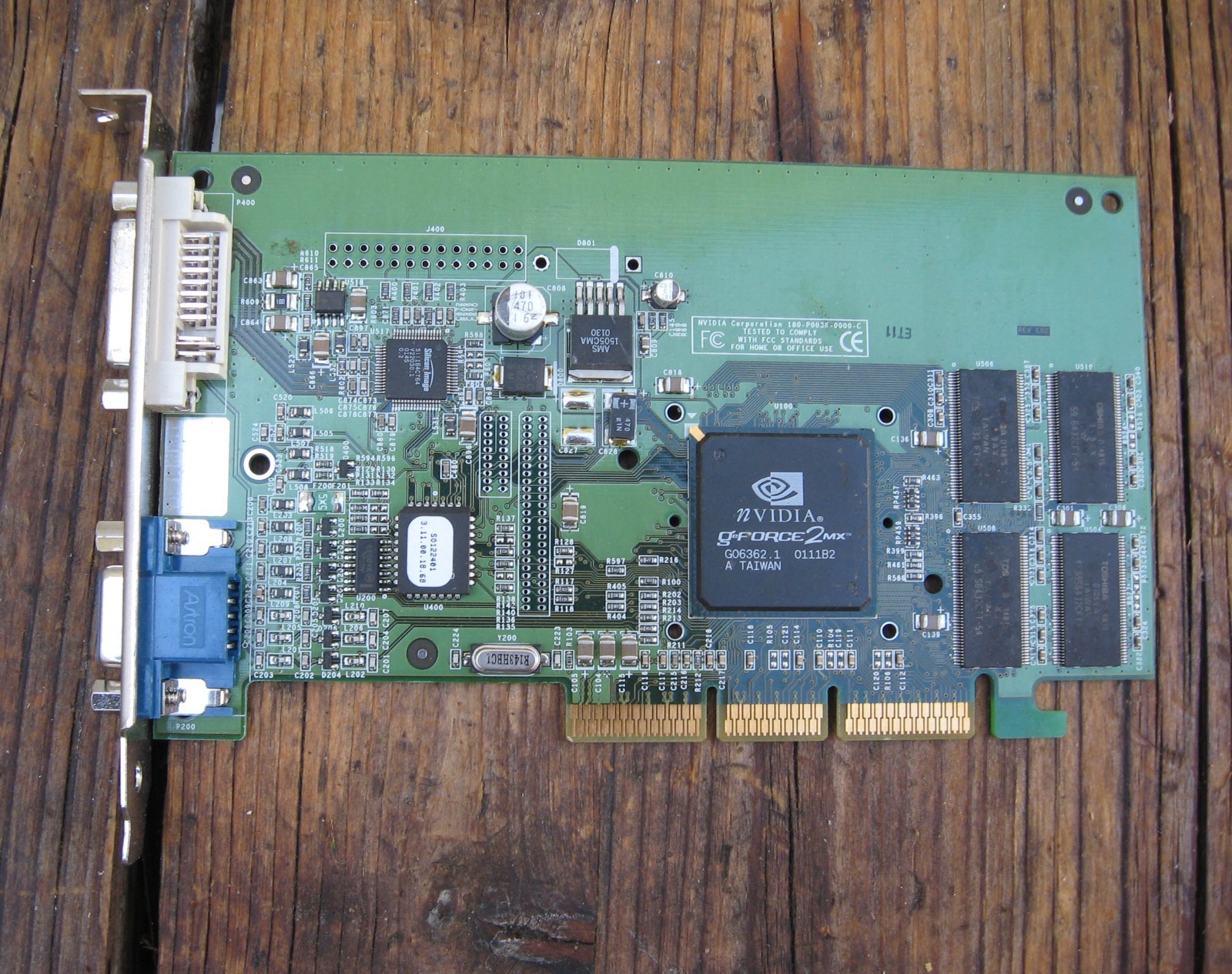 HP Nvidia Geforce2 MX 32MB AGP Graphics Card DVI
