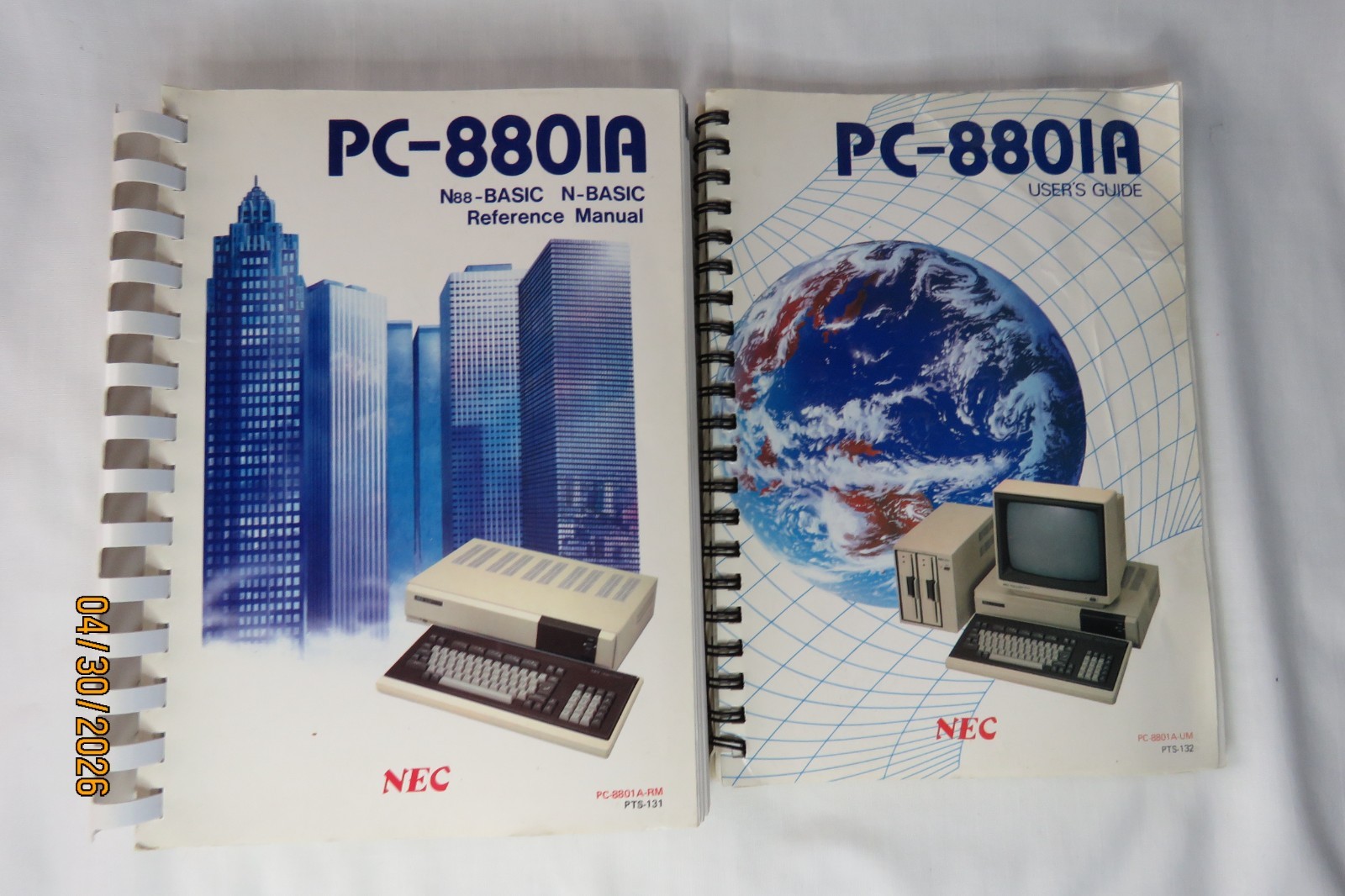 NEC PC-8801A N-BASIC Reference and PC-8801A User's Guide