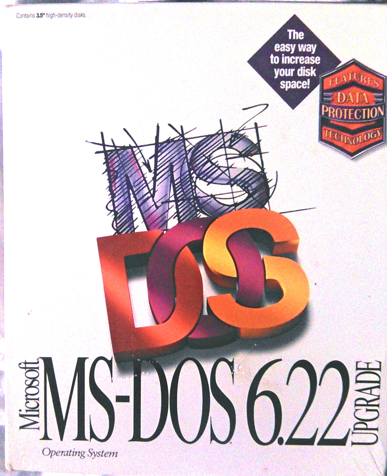 NEW SEALED MICROSOFT MS-DOS 6.22 OPERATING SYSTEM UPGRADE 3.5" FLOPPY DISKS