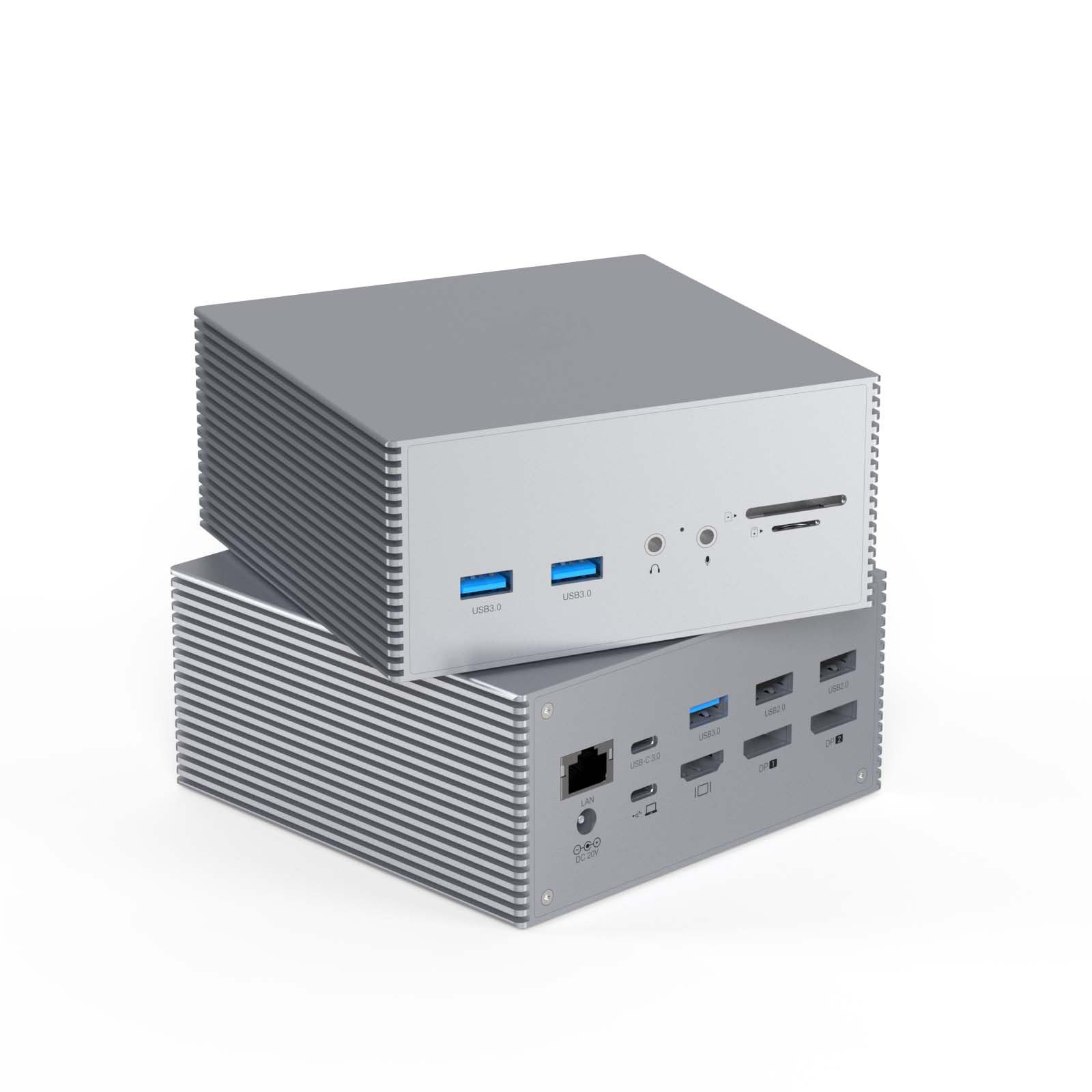 Tiergrade Upgraded Universal USB-C 4K Triple Display Docking Station w/ Charging