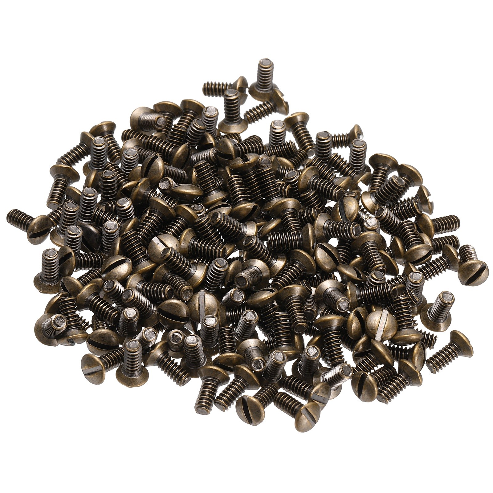 200 Pcs Wall Plate Screws 3/8" Long 6-32 Thread Bronze, Electrical Outlet Screws