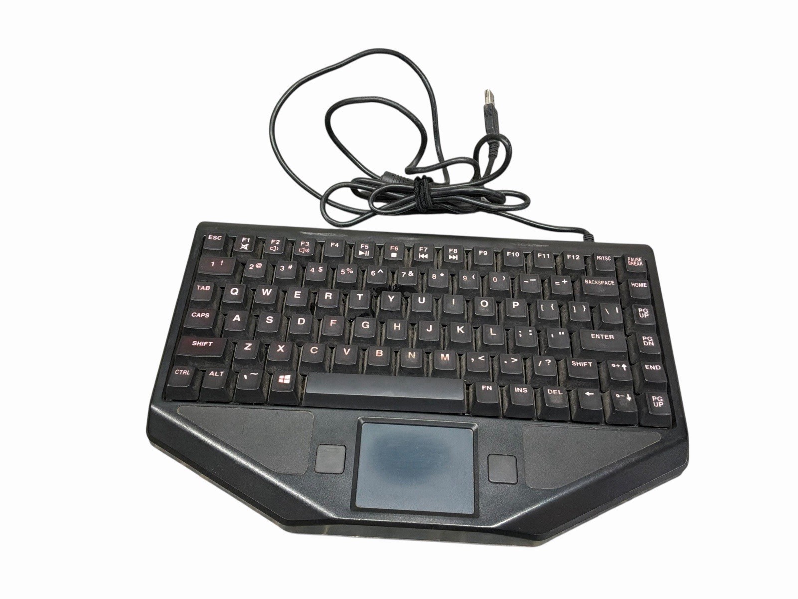 TG3 KBA-BLTXR-USNNR-US Rugged Backlit USB Touch Pad Keyboard Car Auto